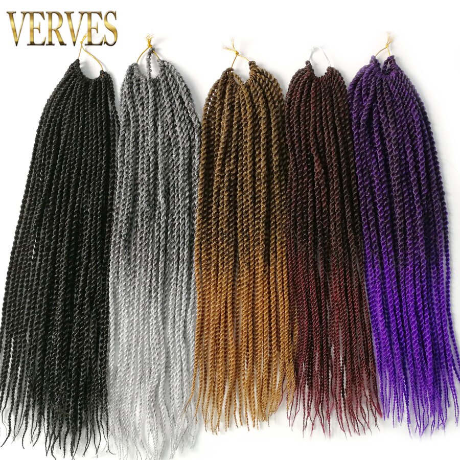 Verves ombre crochet braids 1 pack, 30 strands/pack 18..